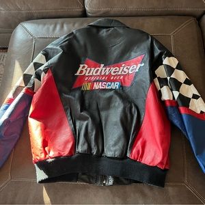 Budweiser Nascar Leather Coat